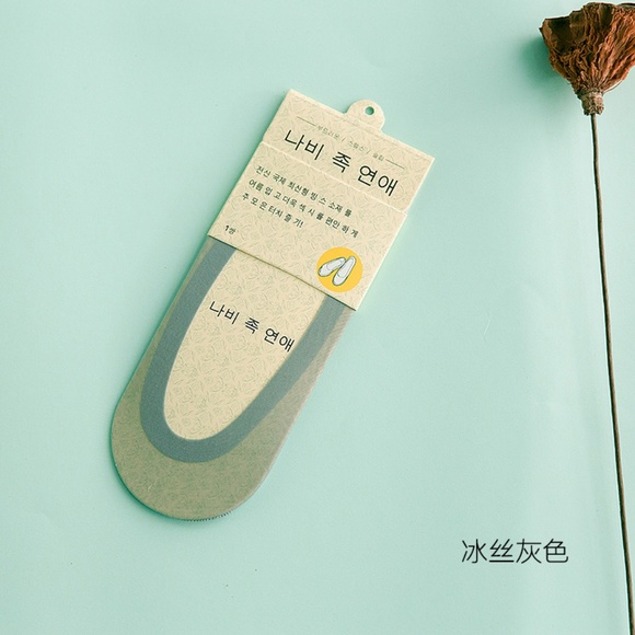 6 Pairs of Womens Low Cut Invisible Silk Socks - Picture 7 of 8